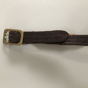 Genuine Leather 1x Boho Big buckle Maroon Belt